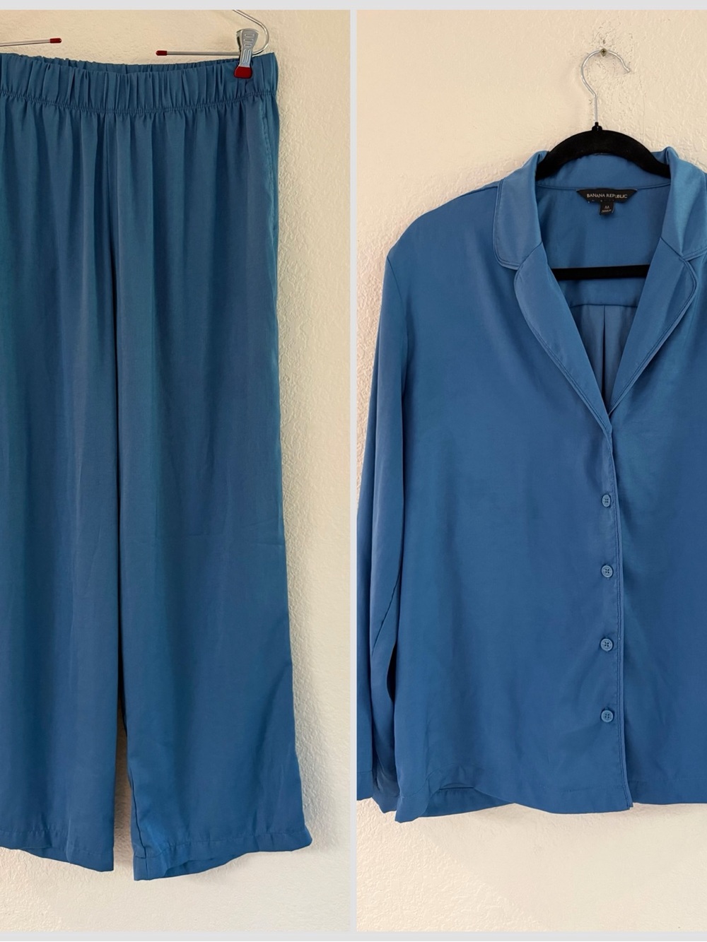 Banana Republic Pajamas Lounge Wear Set Blue